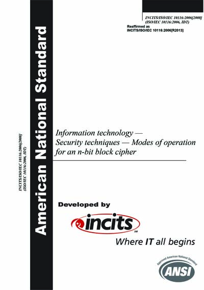 Standards PDF Cover Page